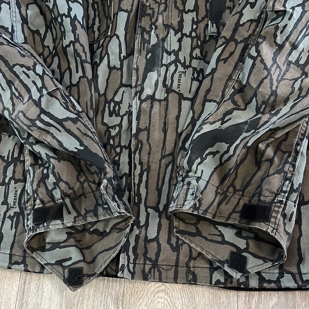 M-65 Tree Bark pattern field jacket men’s sz L, as is - Picture 8 of 16